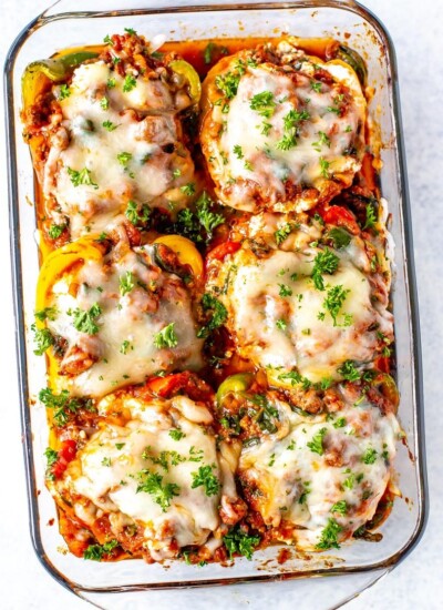 Lasagna Stuffed Peppers